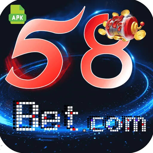 Imagem promovendo download do APK oficial 58bet para Android