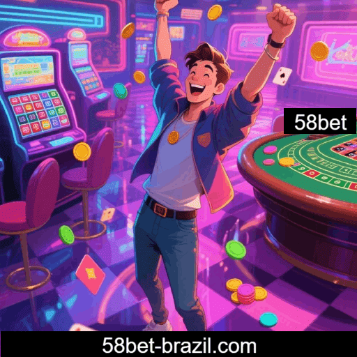 Exemplo de cashback detalhado demonstrando porcentagem de reembolso para apostadores da 58bet.